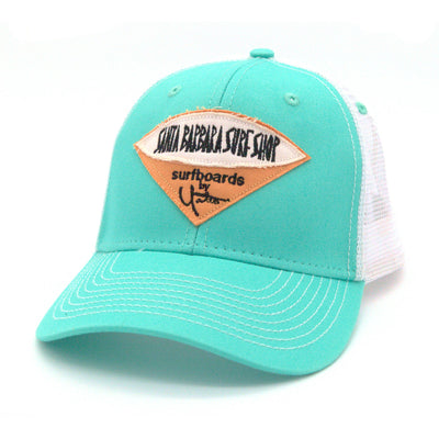 Santa Barbara Surf Shop Twill Patch Trucker Hat