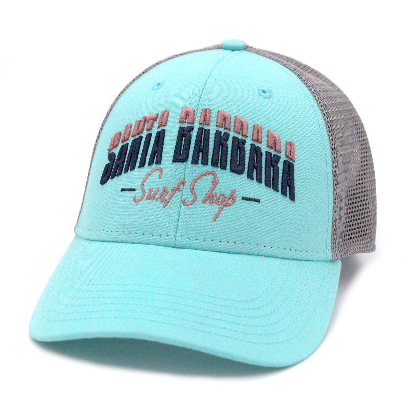 Santa Barbara Surf Shop Two Tone Vacation Trucker Hat