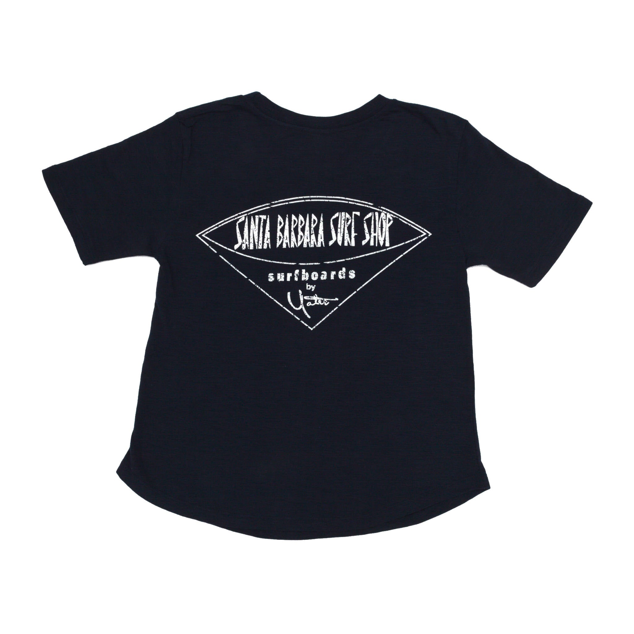 Santa Barbara Surf Shop Women's Distressed Short Sleeve T-Shirt