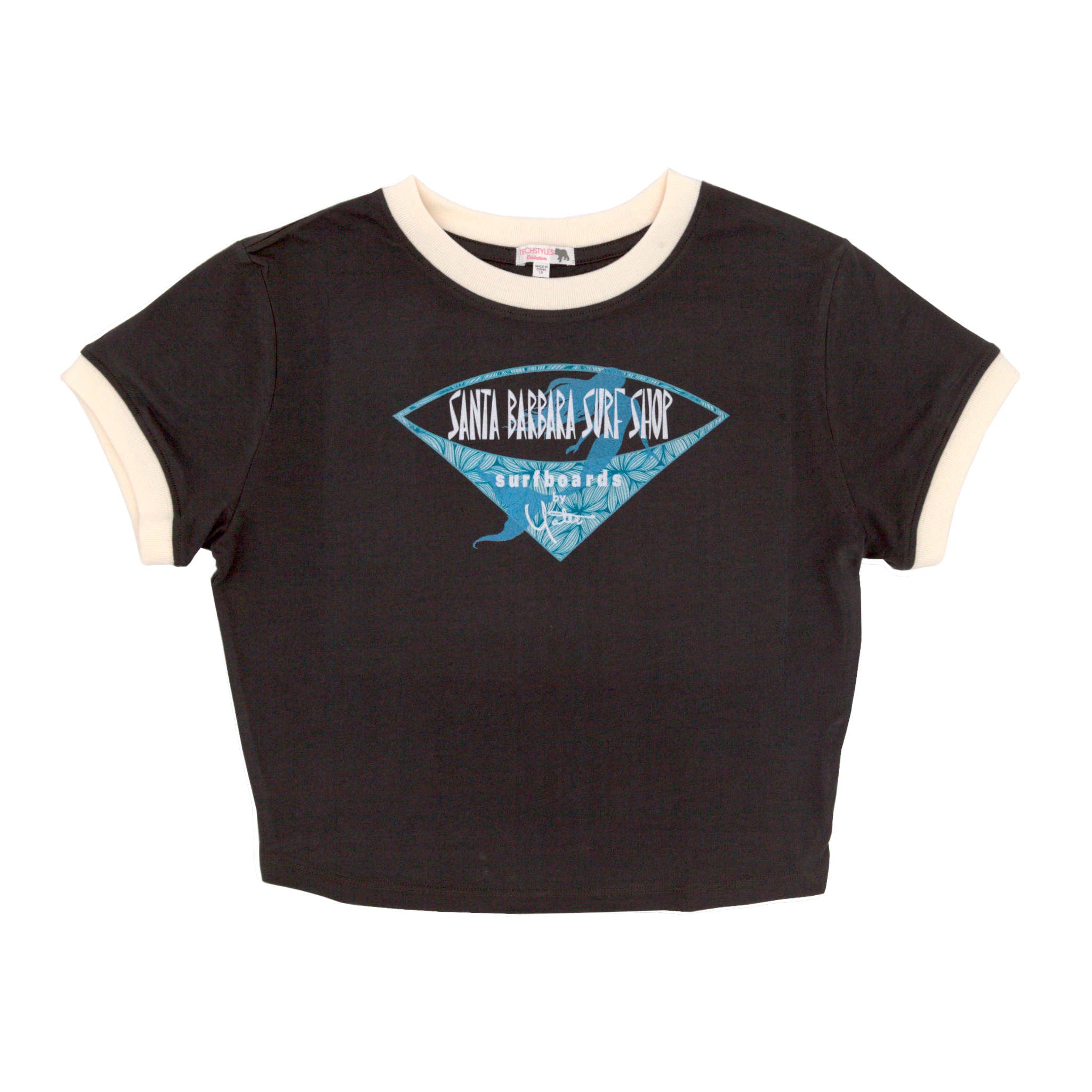 Santa Barbara Surf Shop Women's Mermaid Short Sleeve T-Shirt