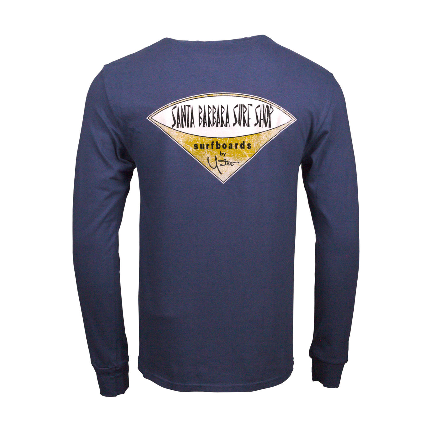 Santa Barbara Surf Shop Premium Distressed Long Sleeve T-Shirt