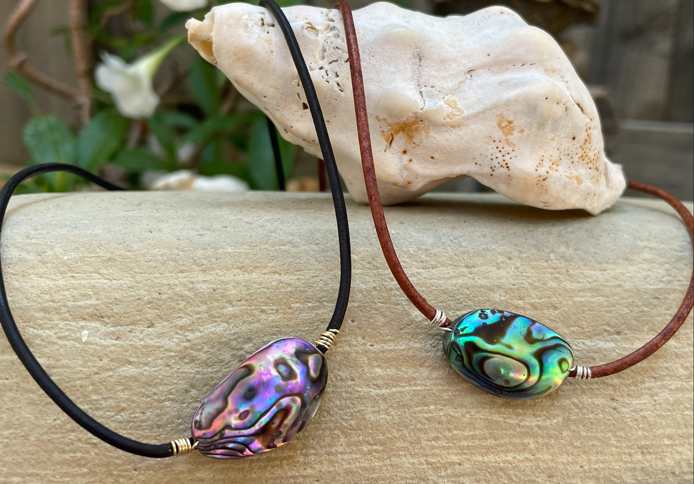 Abalone Reflection Necklace