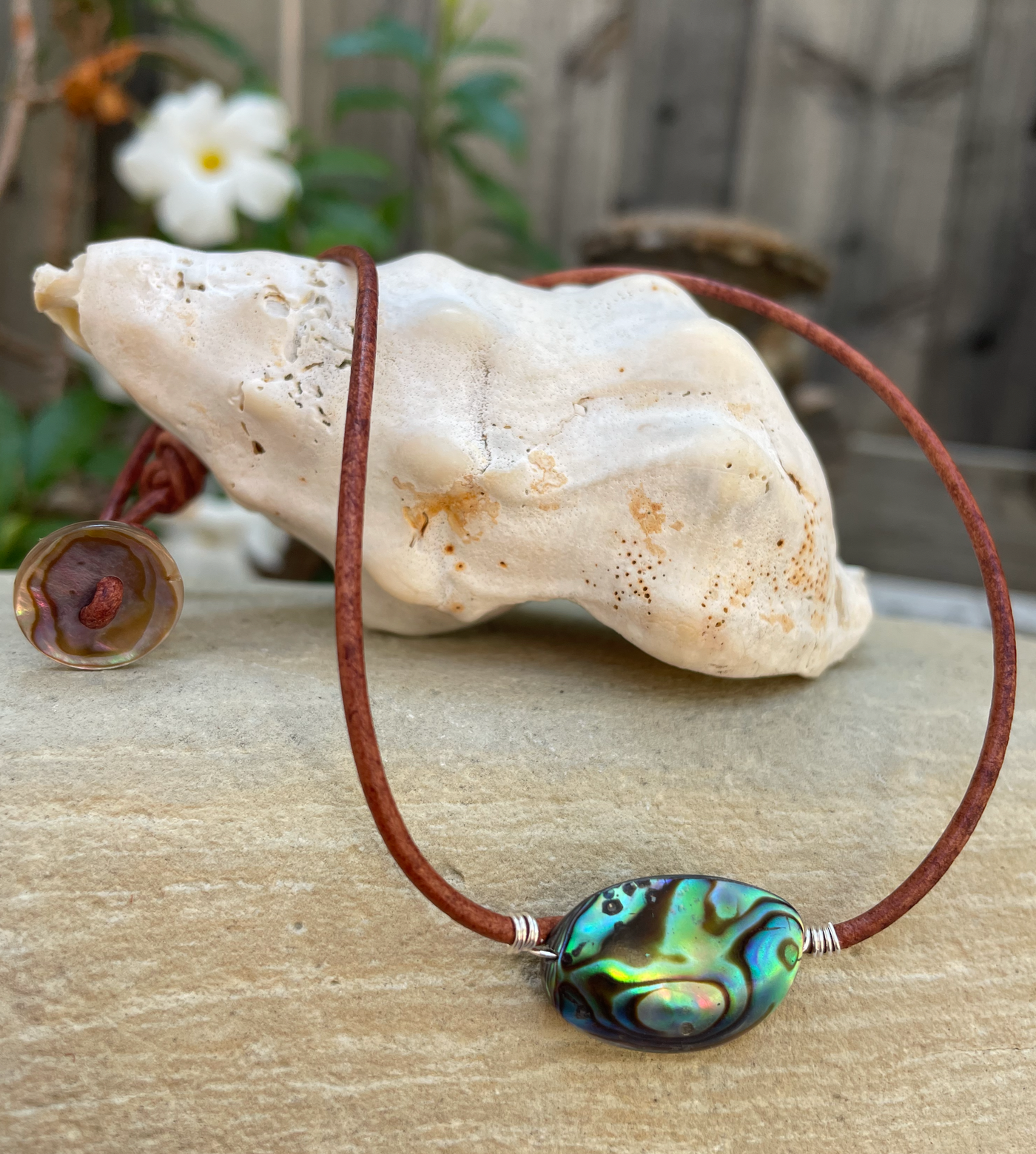 Abalone Reflection Necklace