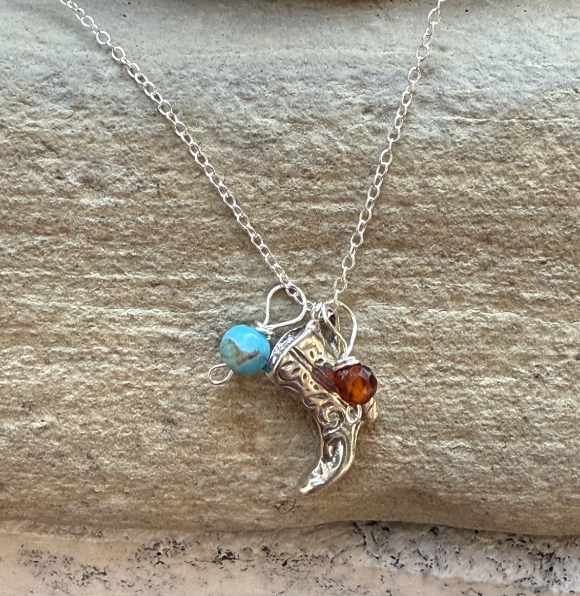 Western Beach House Girl Necklace