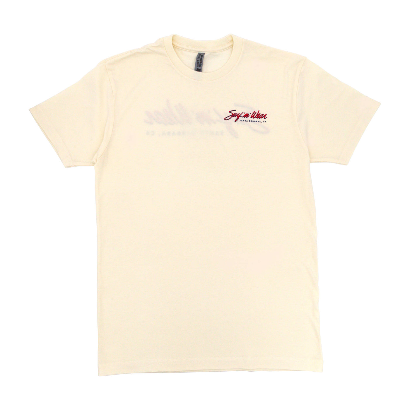 Surf N' Wear Script Short Sleeve T-Shirt - Cream