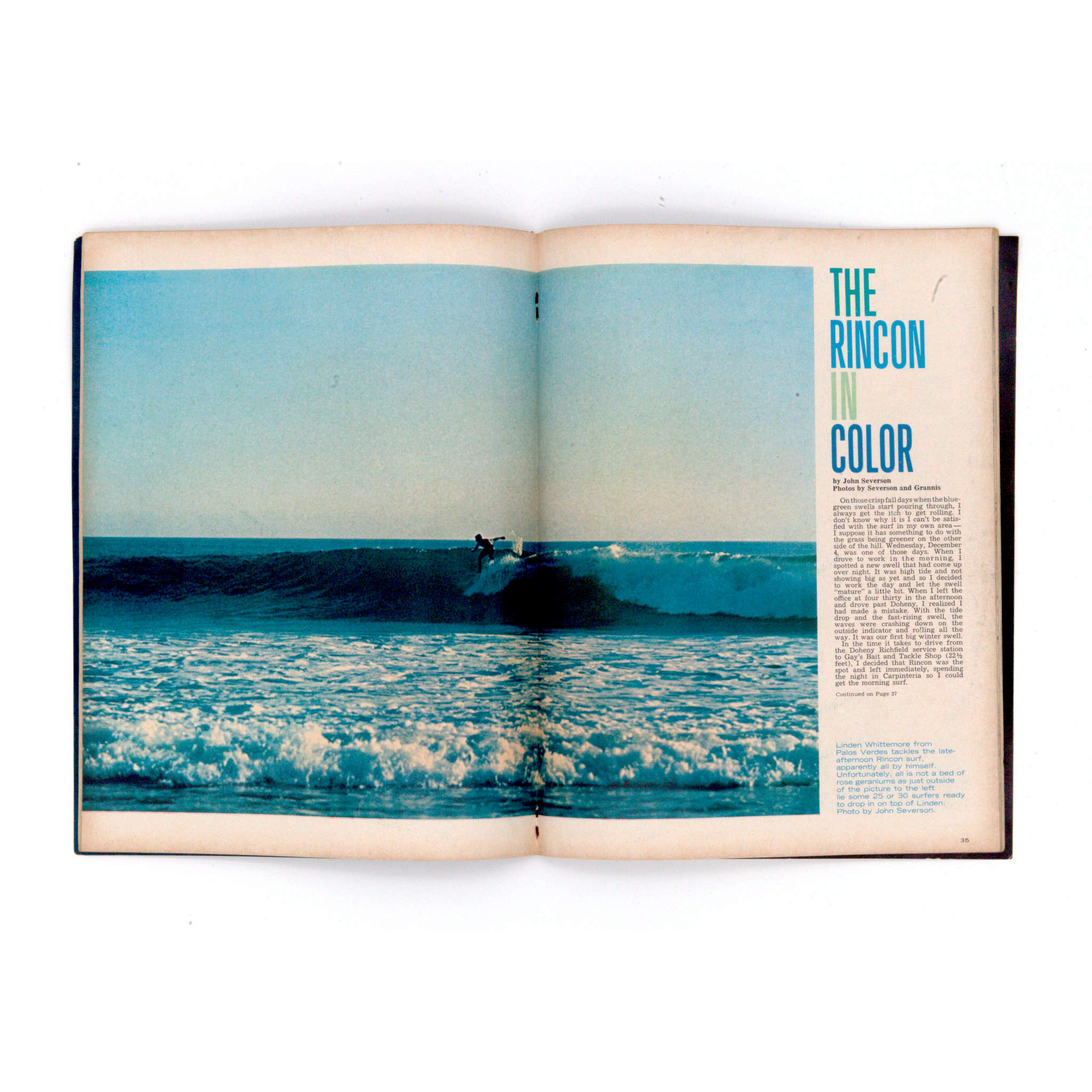 Surfer Mag Volume 5 #1 - 1964 w/ Renny Yater Cover