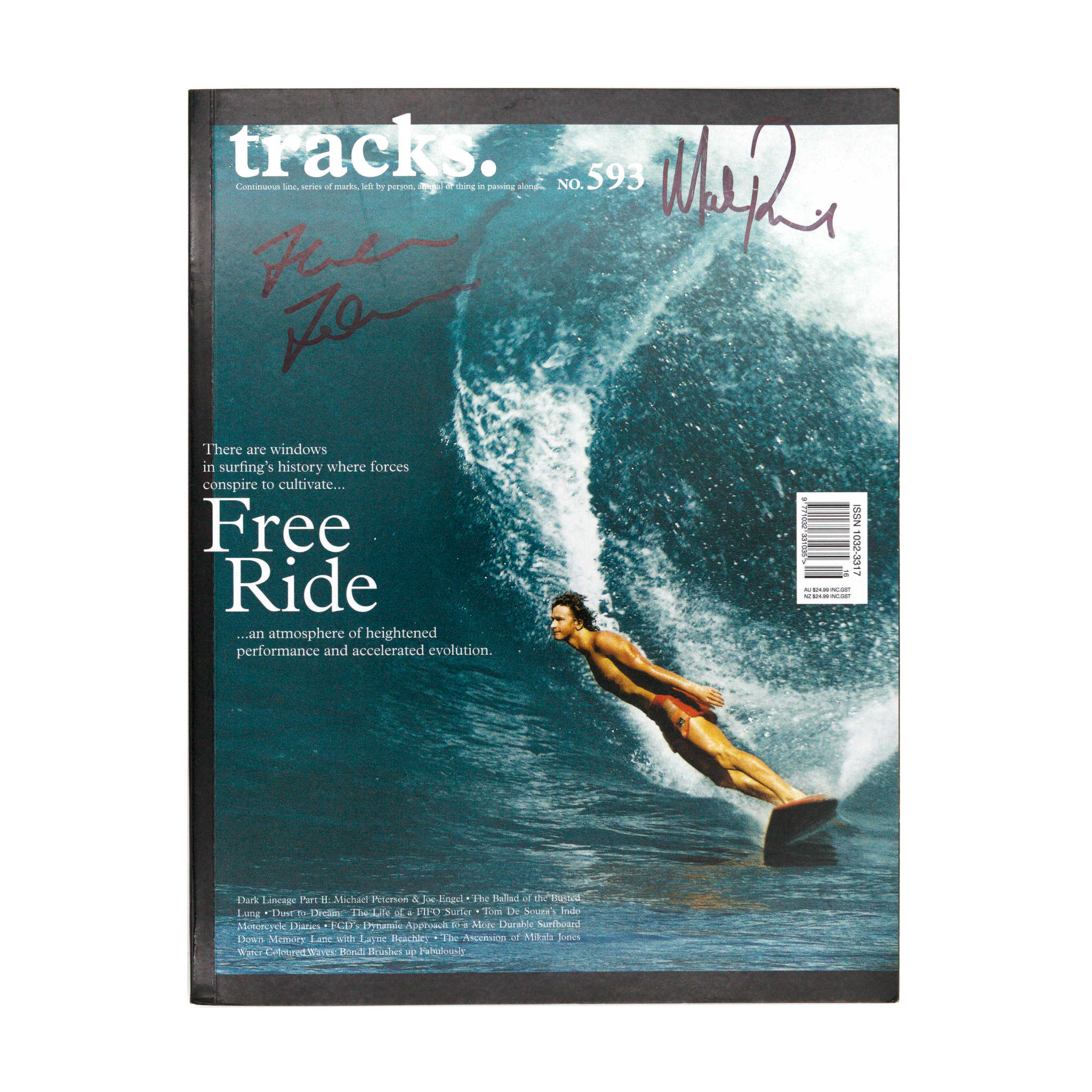 tracks. Magazine 593 *Signed by Mark Richards*