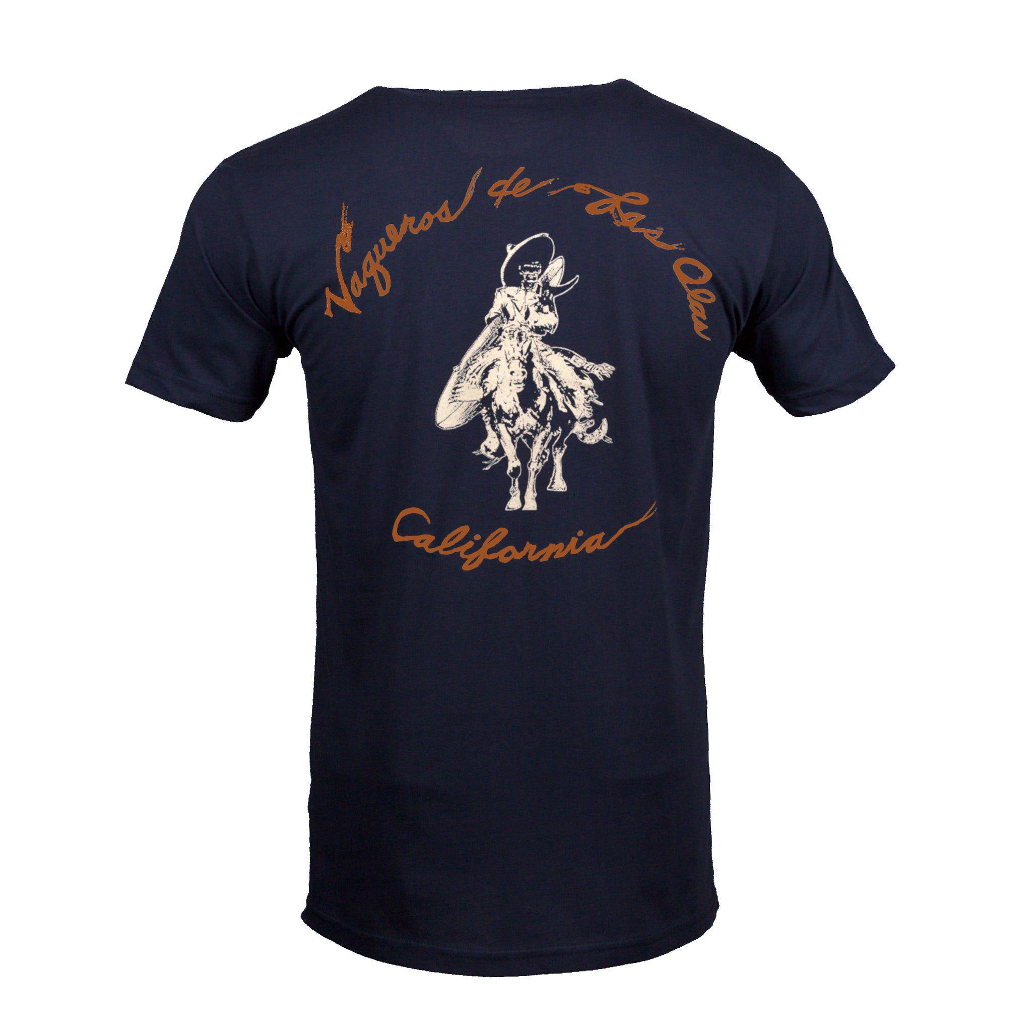 Vaqueros de las Olas Short Sleeve T-Shirt - Navy / Rust