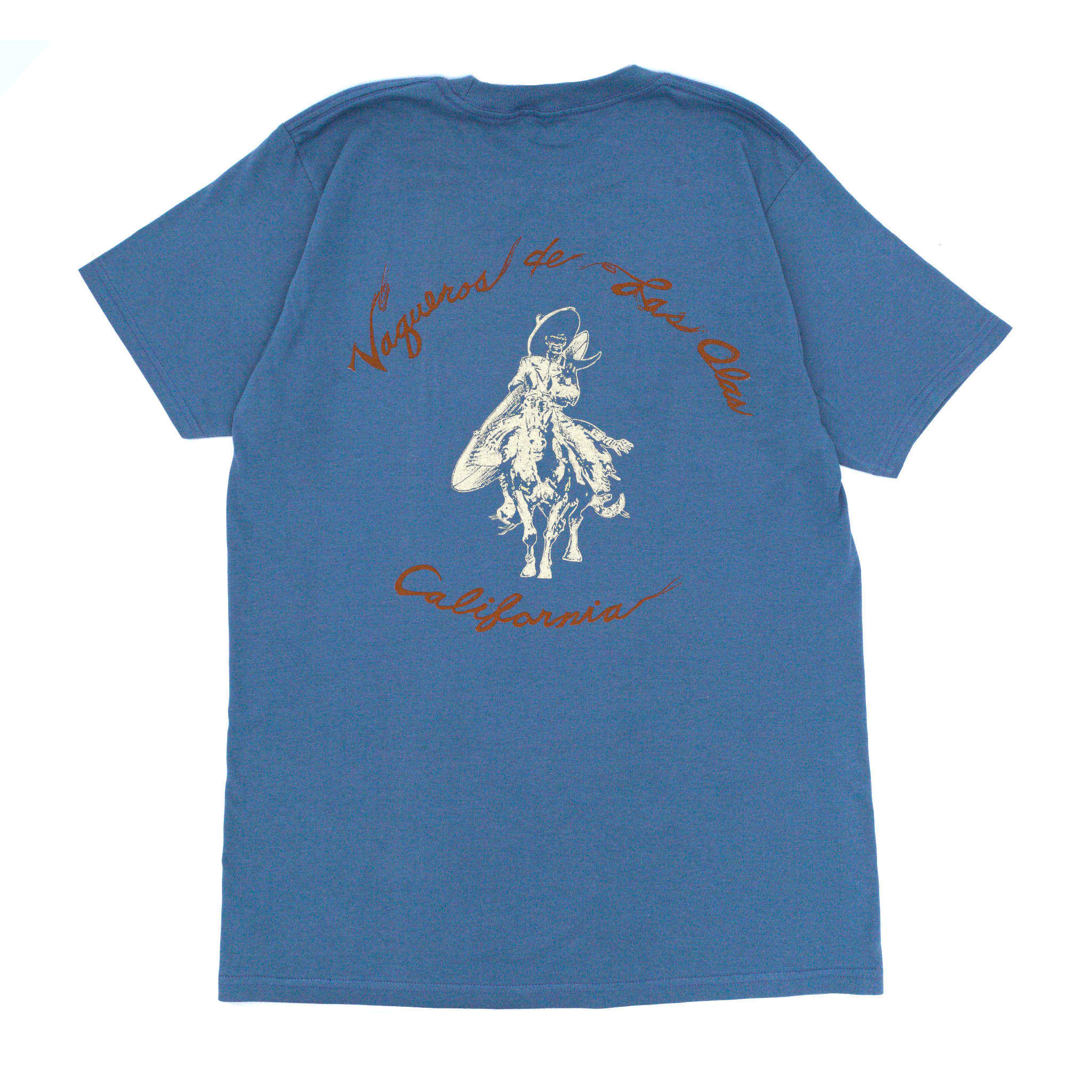 Vaqueros de las Olas Short Sleeve T-Shirt - Denim / Rust – Surf N