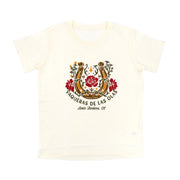 Vaqueras de las Olas Women's Short Sleeve Horse Shoe T-Shirt - Cream