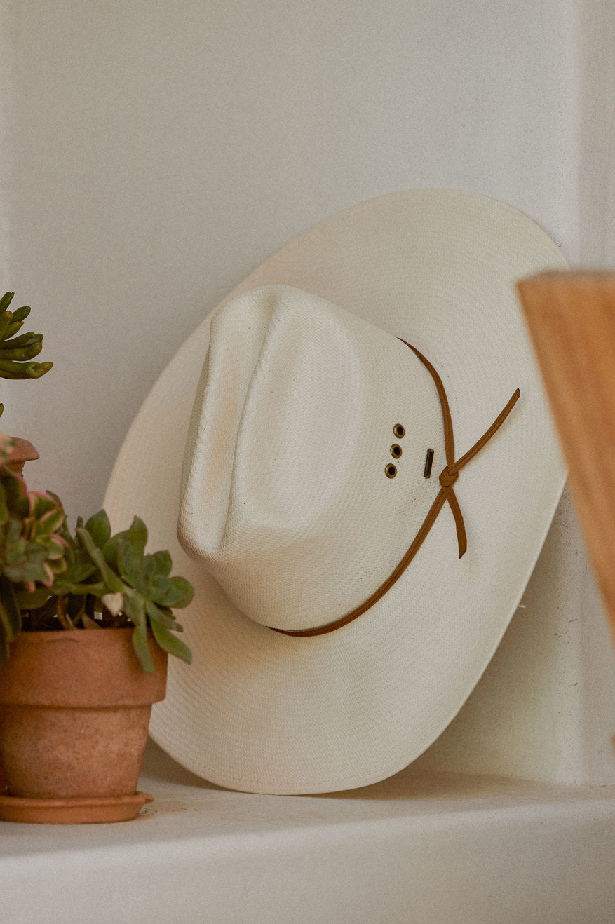 El Paso Straw Reserve Cowboy Hat - Off White