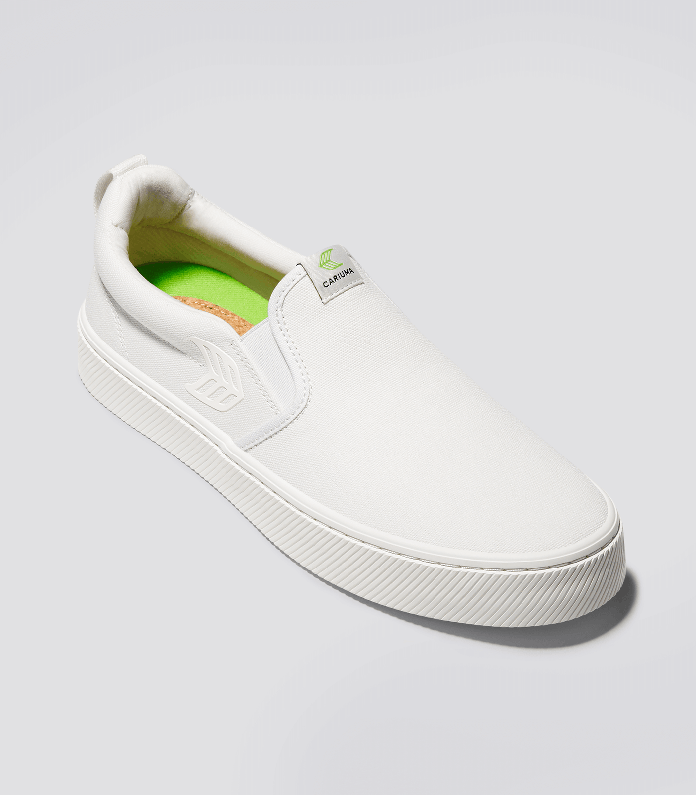 SLIP ON Off-White Canvas Sneaker Women
