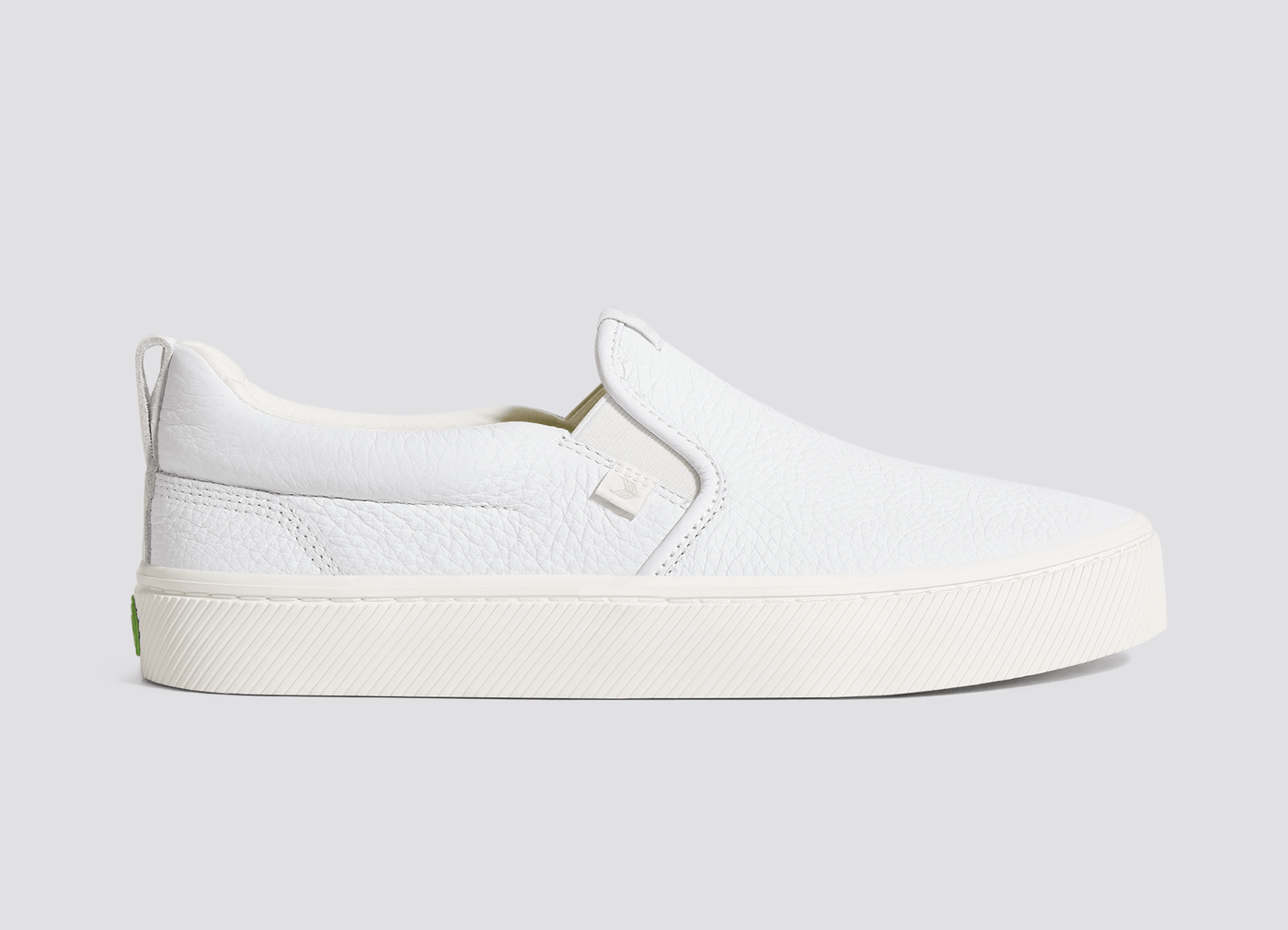 SLIP-ON White Premium Leather Sneaker Women