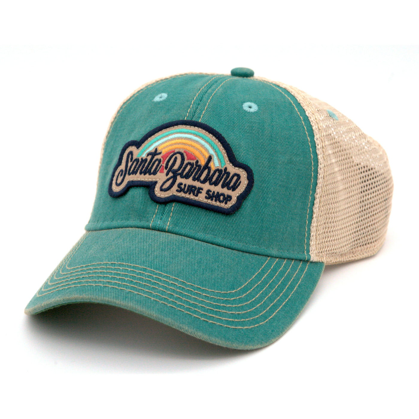 Santa Barbara Surf Shop Rainbow Trucker Hat