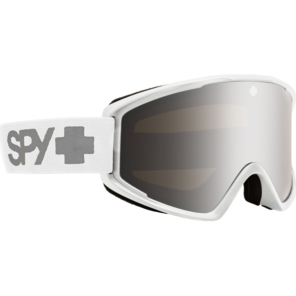 Crusher Elite Matte White - HD Bronze with Silver Spectra Mirror