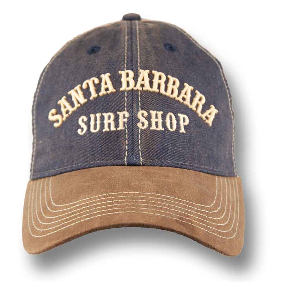 Vintage Style Trucker Santa Barbara Surf Shop Embroidery - Surf N' Wear Beach House Online
