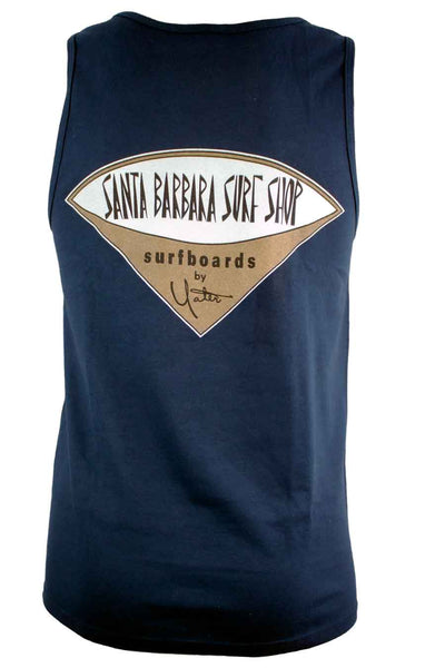Tank Top with Santa Barbara Surf Shop Logo - Surf N' Wear Beach House Online